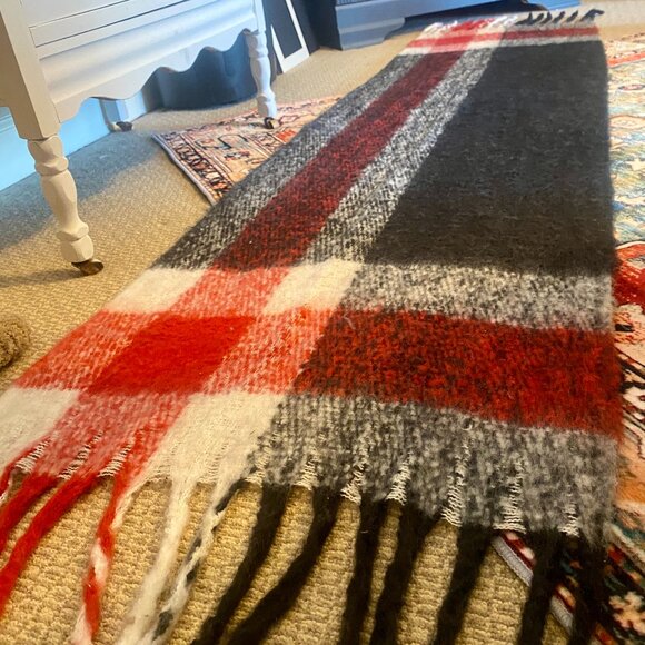 Cozy Fringe Long Scarf: Renee's NYC Accressories - Picture 1 of 5